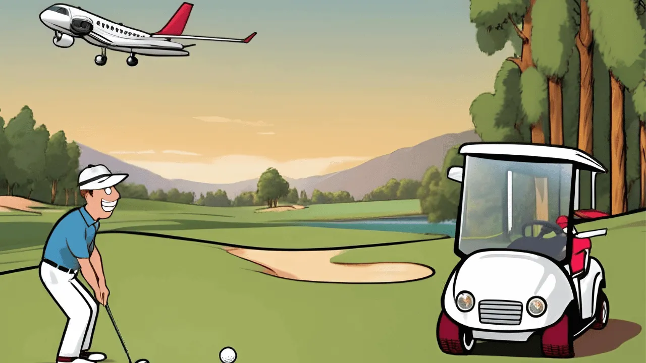 Jetsetting Golf Puns