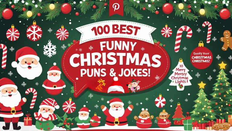 100 Jinggly Giggles Christmas Puns​ and Jokes